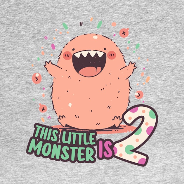 This Little Monster is Two | 2nd Birthday by Malinda